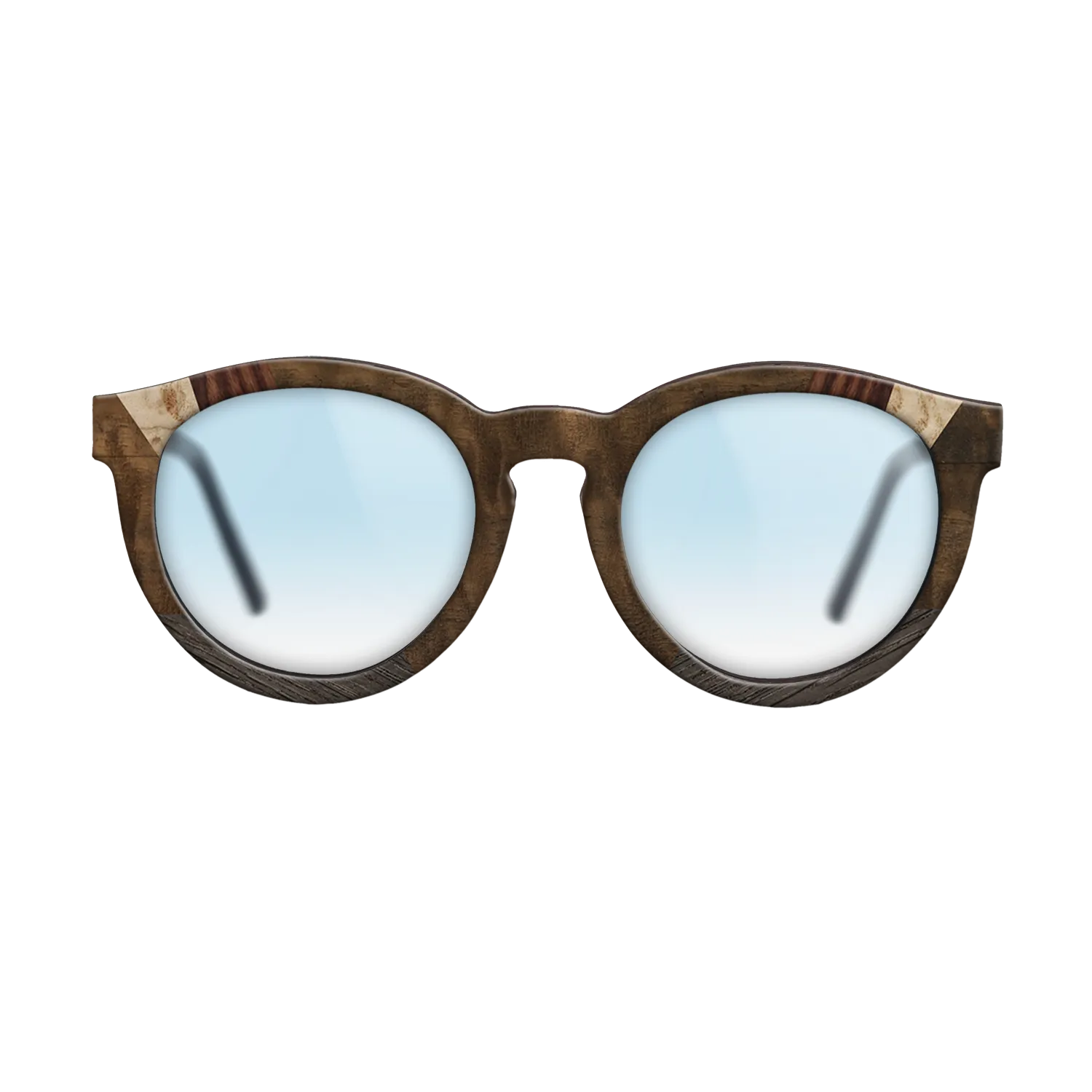 Fumed Eucalyptus,Olive Burl,Fumed Oak,Ziricote Light Quartered,Walnut Claro Dark: Recursive - The Rebel - Round - 725 - SIRIS wood optic