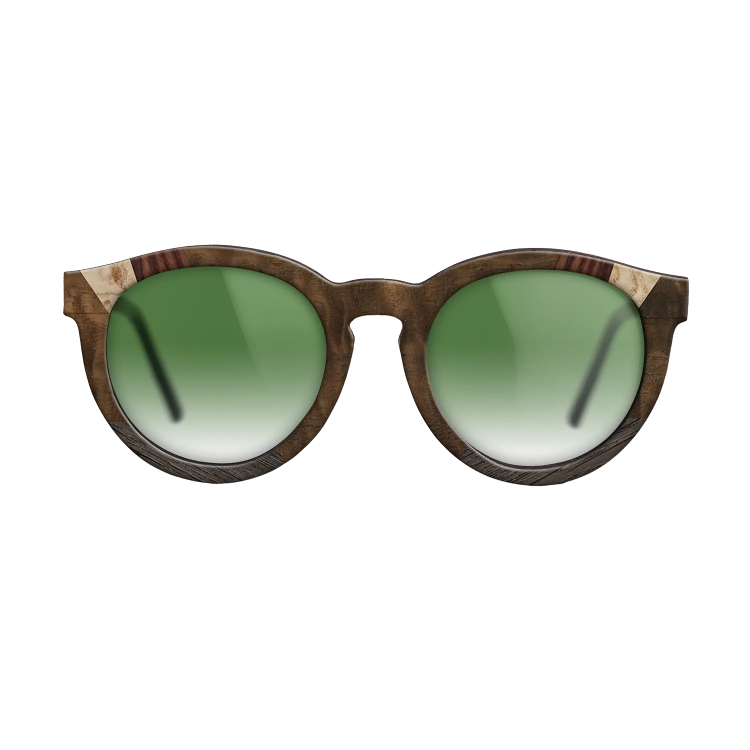 Fumed Eucalyptus,Olive Burl,Fumed Oak,Ziricote Light Quartered,Walnut Claro Dark: Recursive - The Rebel - Round - 725 - SIRIS wood optic