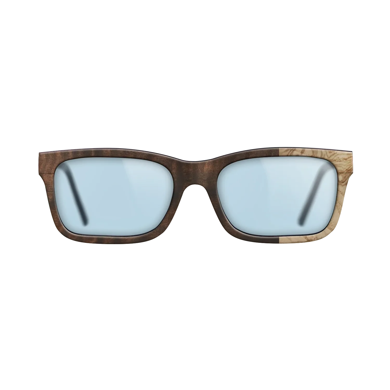 Fumed Eucalyptus,Olive Burl: Splice - The Sage - Rectangle - SIRIS wood optic