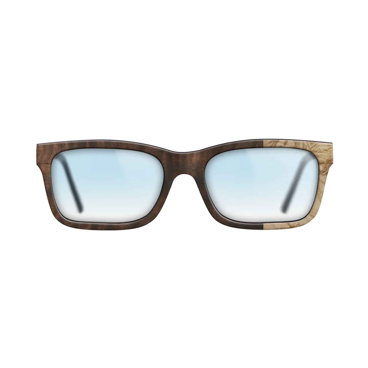 Fumed Eucalyptus,Olive Burl: Splice - The Sage - Rectangle - SIRIS wood optic
