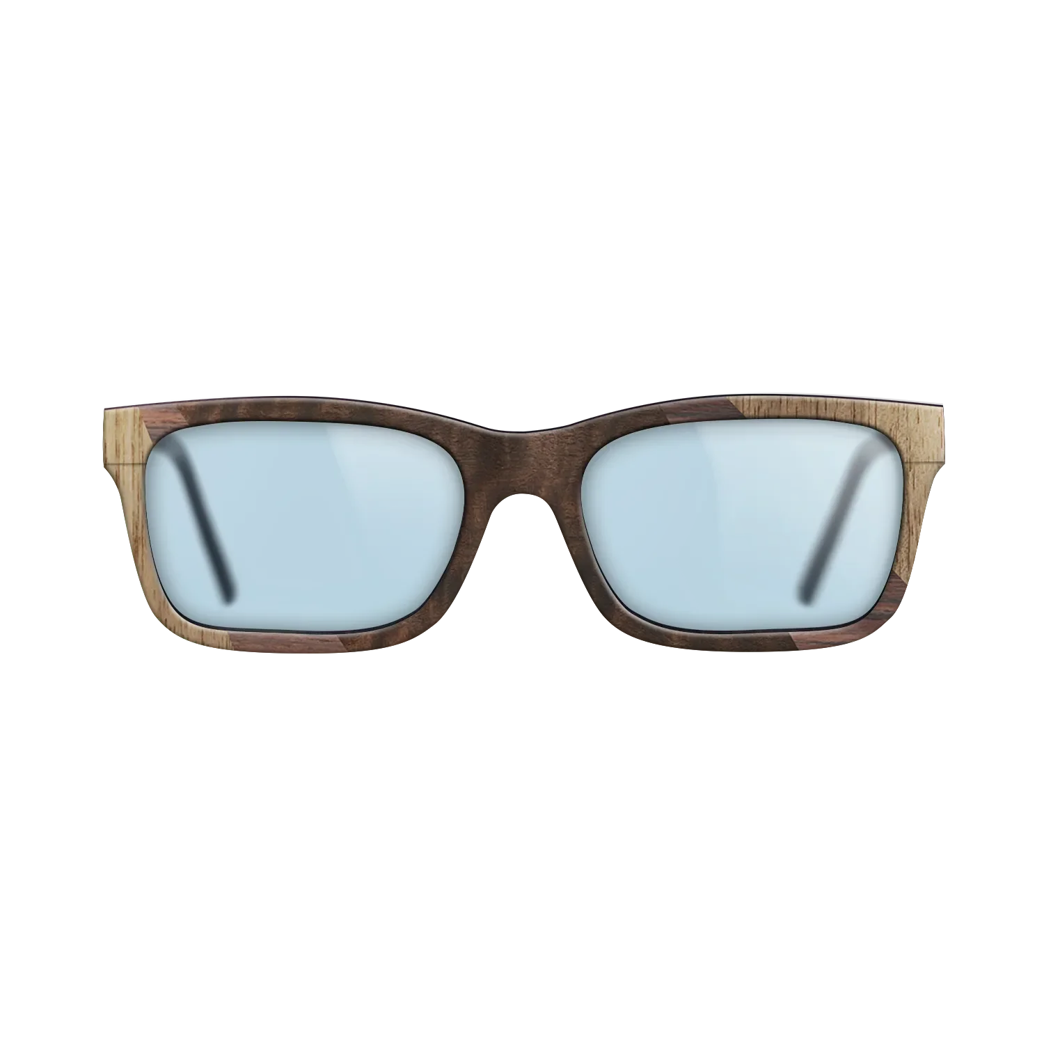 Fumed Eucalyptus,Rosewood Reconstituted,Fumed Oak,Walnut: Straight Grain: Fractal - The Sage - Rectangle - 1248 - SIRIS wood optic
