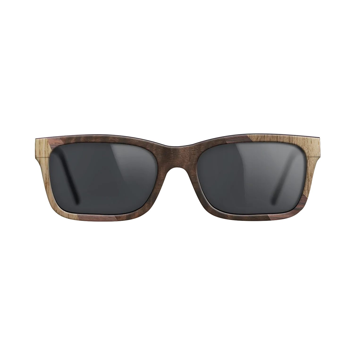 Fumed Eucalyptus,Rosewood Reconstituted,Fumed Oak,Walnut: Straight Grain: Fractal - The Sage - Rectangle - 1248 - SIRIS wood optic