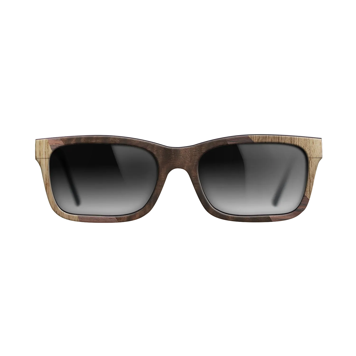 Fumed Eucalyptus,Rosewood Reconstituted,Fumed Oak,Walnut: Straight Grain: Fractal - The Sage - Rectangle - 1248 - SIRIS wood optic