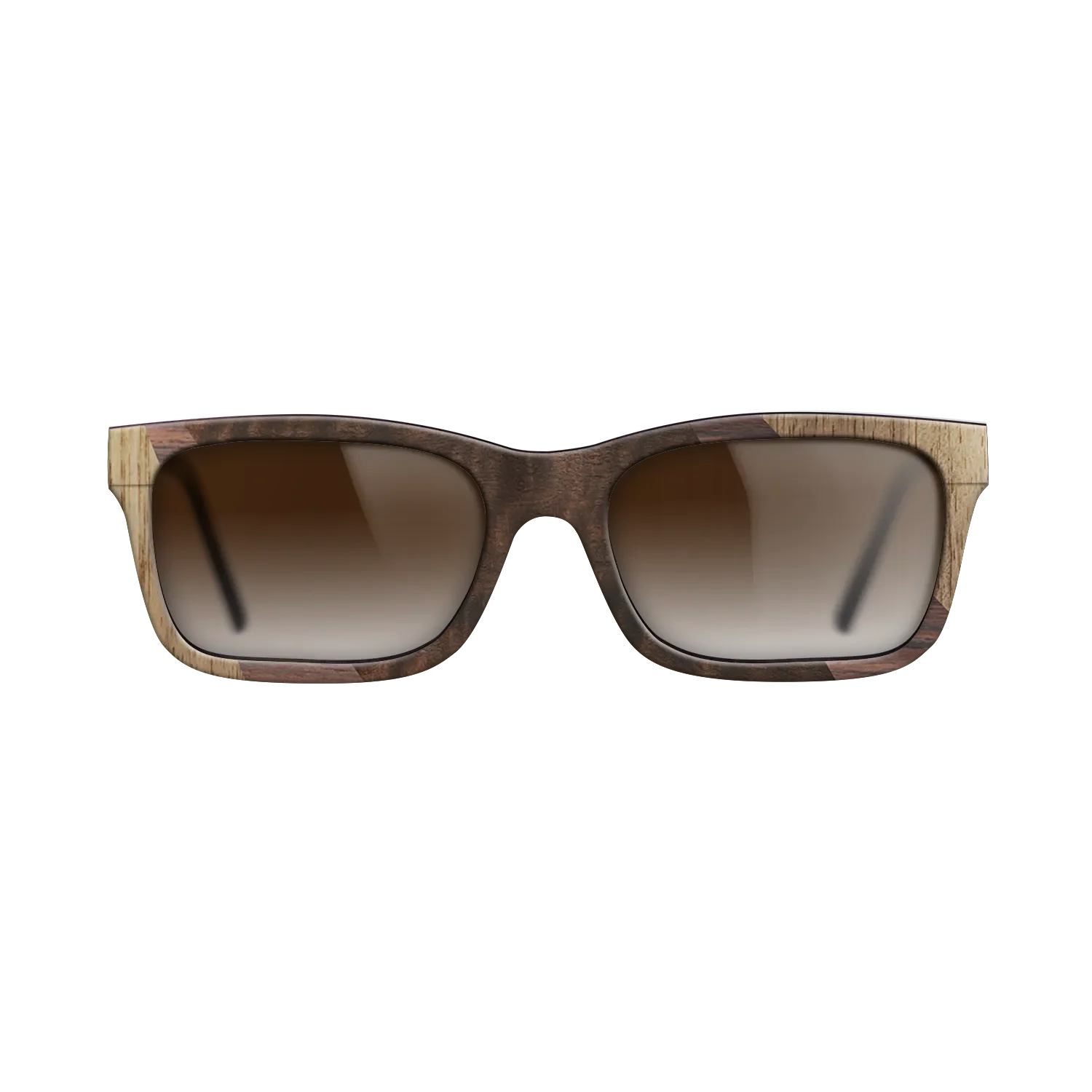 Fumed Eucalyptus,Rosewood Reconstituted,Fumed Oak,Walnut: Straight Grain: Fractal - The Sage - Rectangle - 1248 - SIRIS wood optic