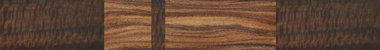 Fumed Eucalyptus,Santos Rosewood Dark: Splice - The Maiden - Cat - SIRIS wood optic