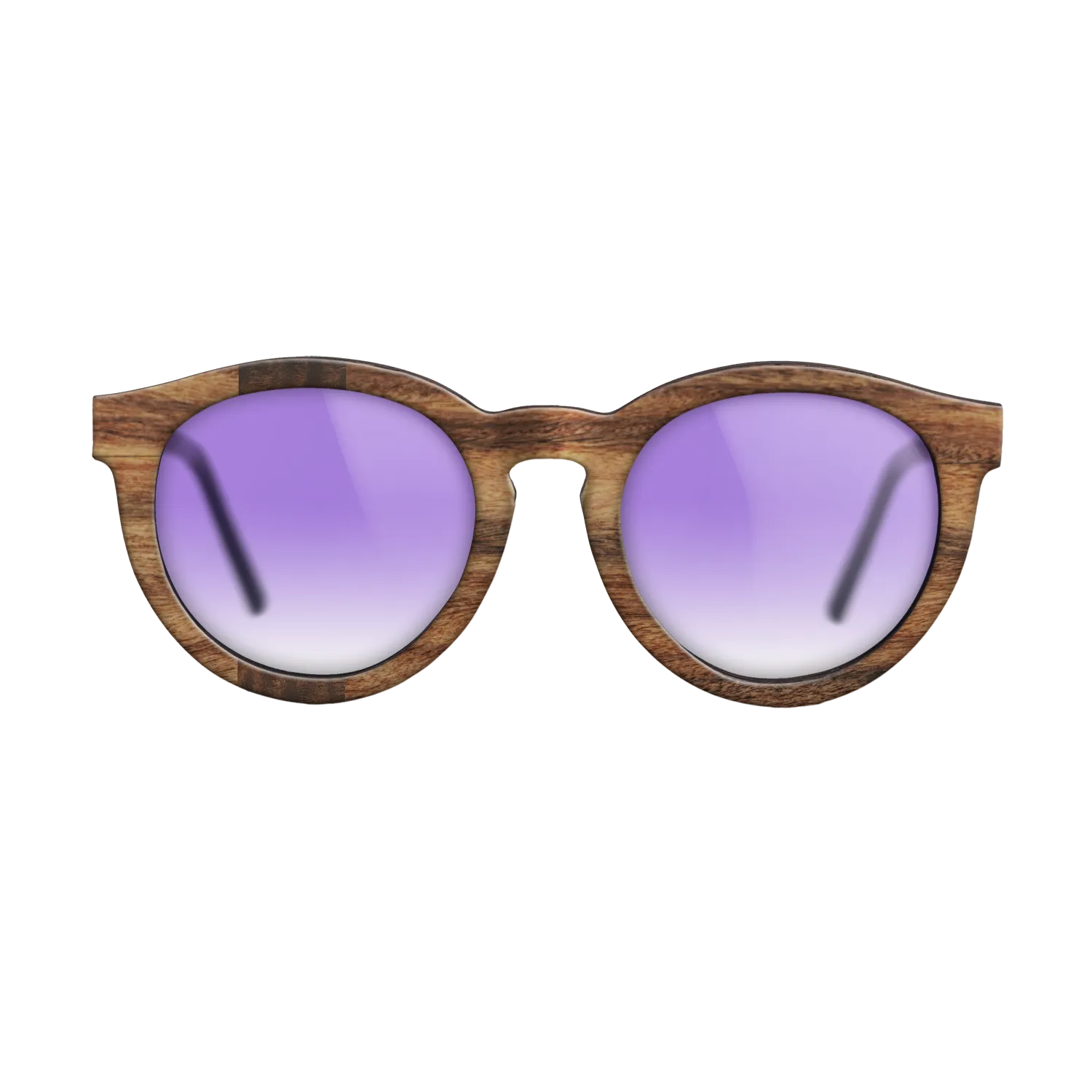 Fumed Eucalyptus,Santos Rosewood Dark: Splice - The Rebel - Round - SIRIS wood optic
