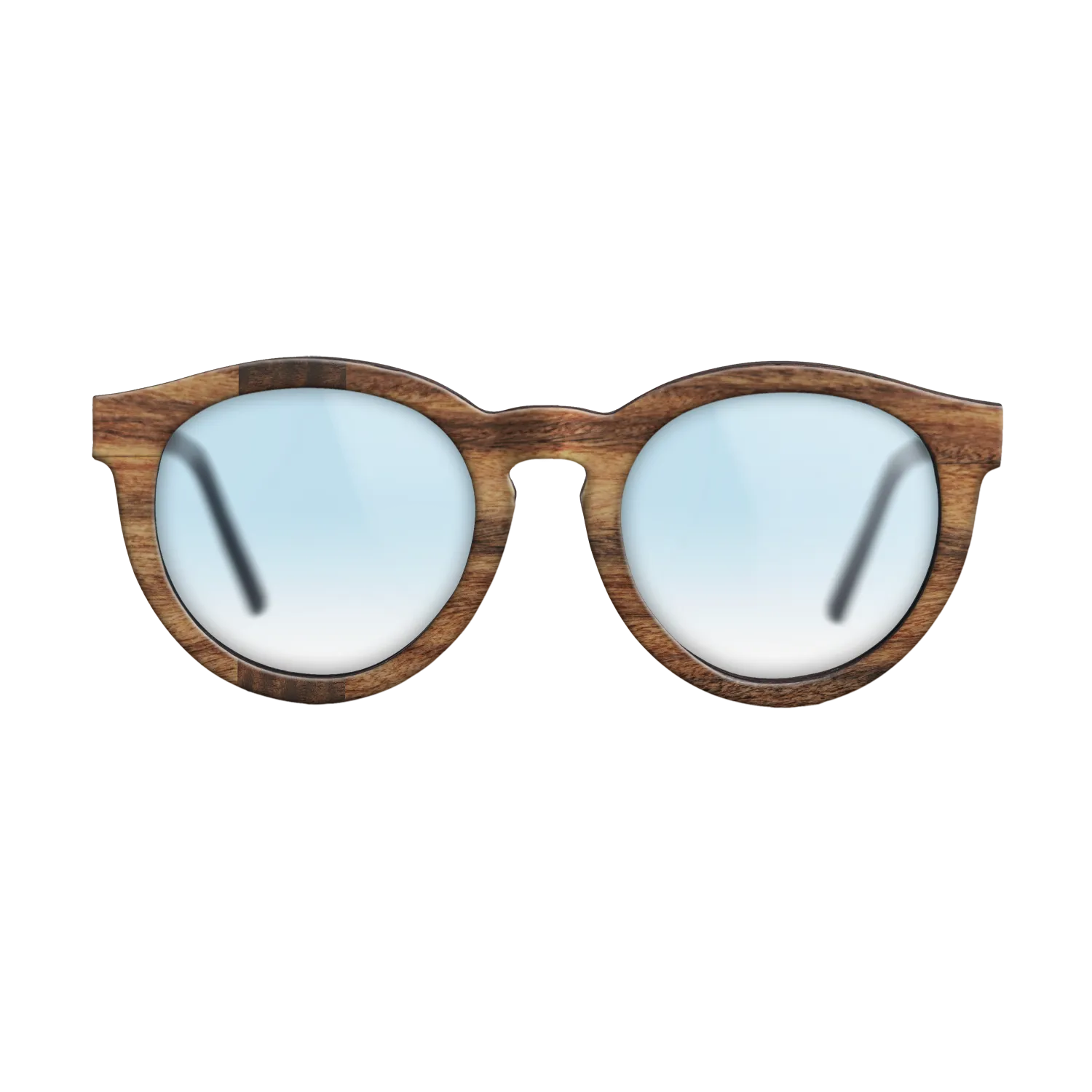 Fumed Eucalyptus,Santos Rosewood Dark: Splice - The Rebel - Round - SIRIS wood optic