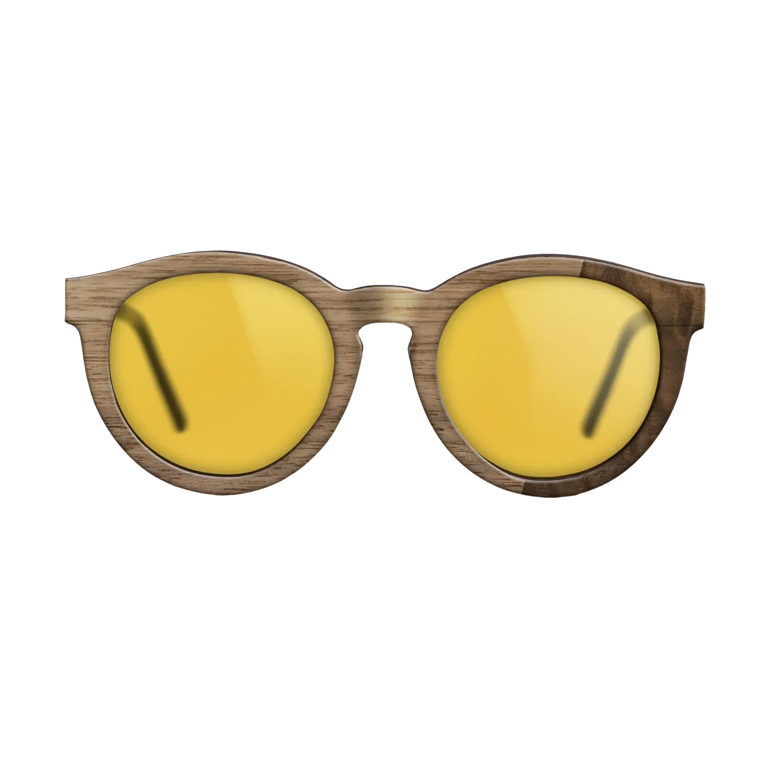 Fumed Eucalyptus,Walnut: Straight Grain: Bauhaus - The Rebel - Round - SIRIS wood optic
