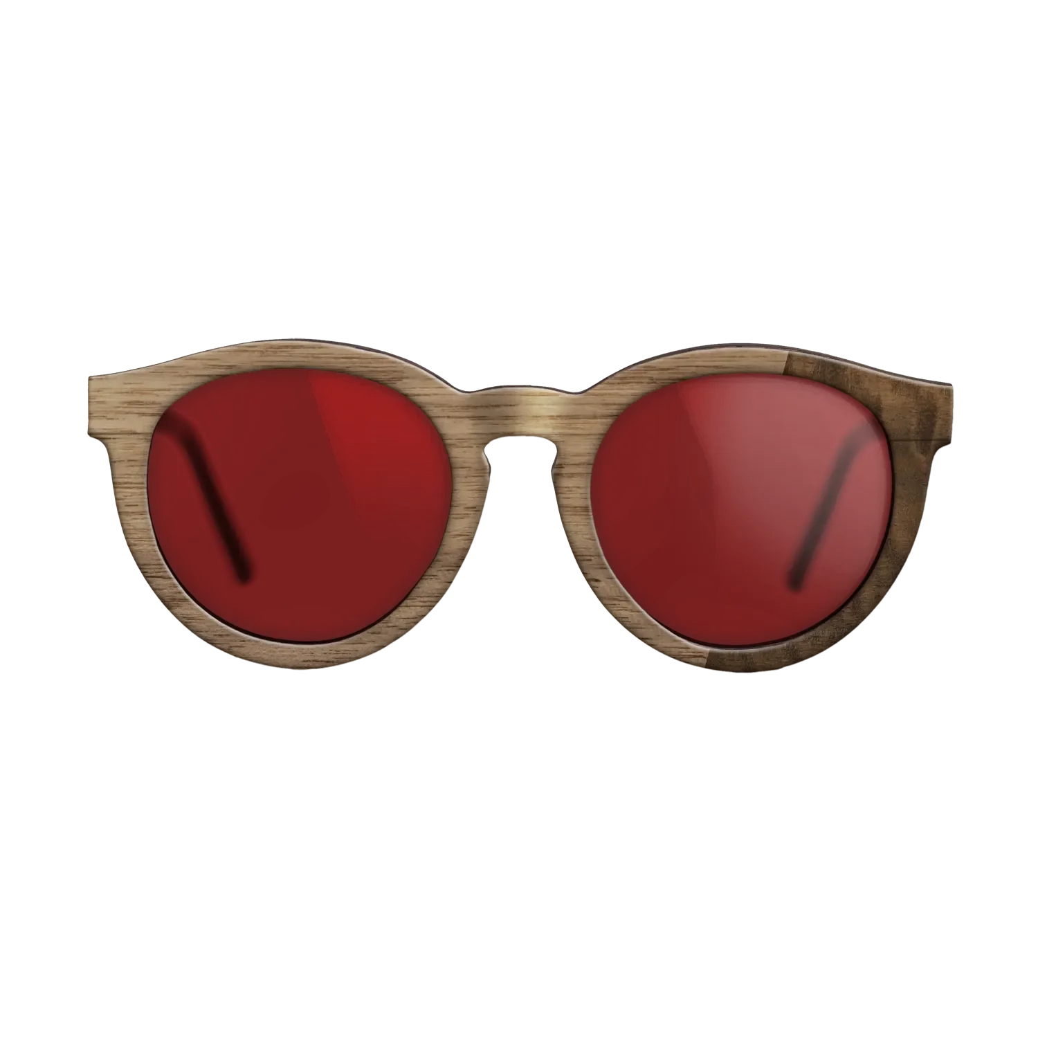 Fumed Eucalyptus,Walnut: Straight Grain: Bauhaus - The Rebel - Round - SIRIS wood optic