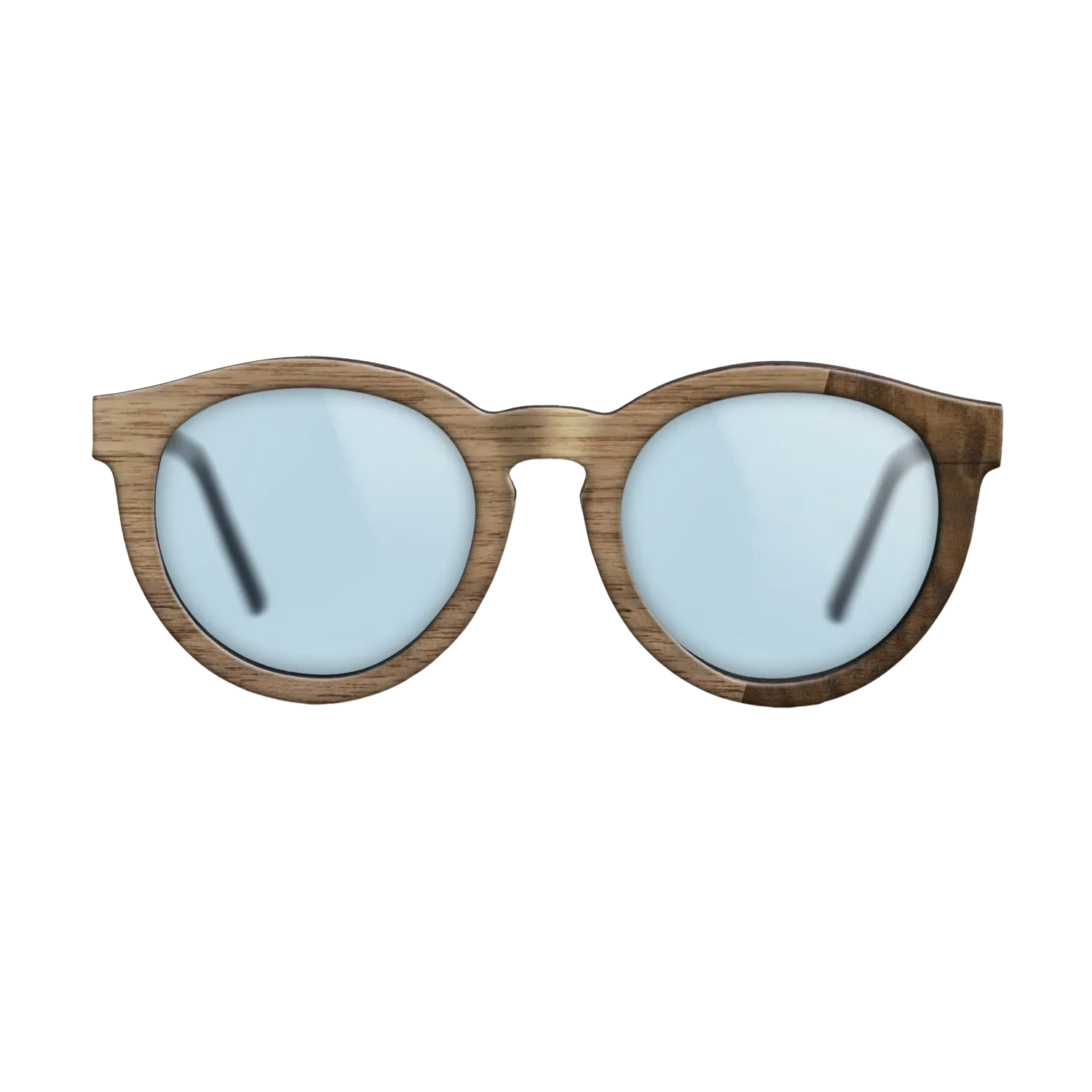 Fumed Eucalyptus,Walnut: Straight Grain: Bauhaus - The Rebel - Round - SIRIS wood optic