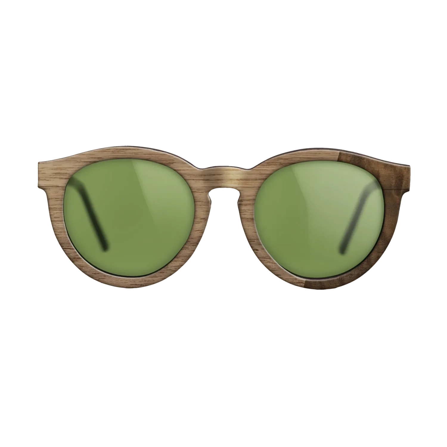 Fumed Eucalyptus,Walnut: Straight Grain: Bauhaus - The Rebel - Round - SIRIS wood optic