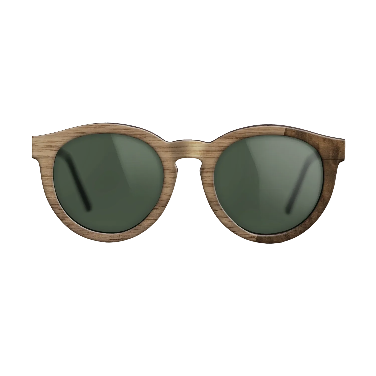 Fumed Eucalyptus,Walnut: Straight Grain: Bauhaus - The Rebel - Round - SIRIS wood optic