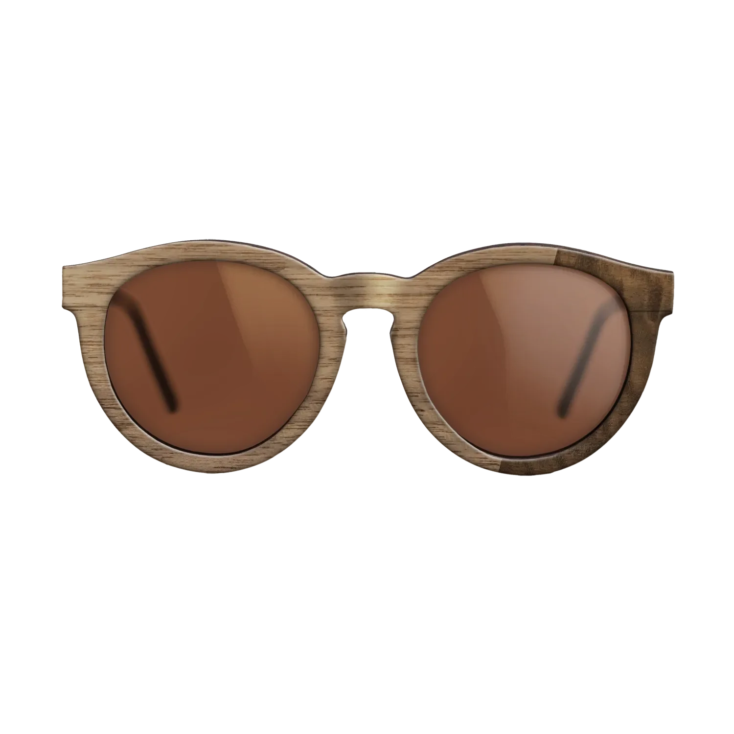 Fumed Eucalyptus,Walnut: Straight Grain: Bauhaus - The Rebel - Round - SIRIS wood optic