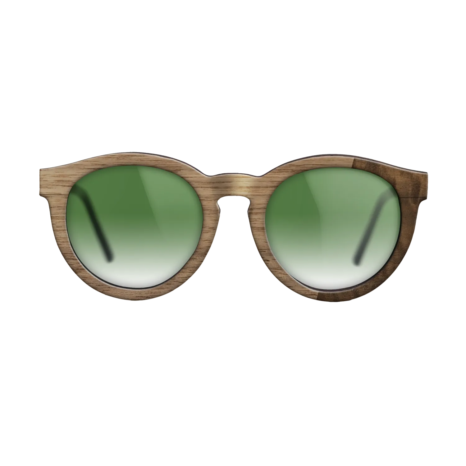 Fumed Eucalyptus,Walnut: Straight Grain: Bauhaus - The Rebel - Round - SIRIS wood optic