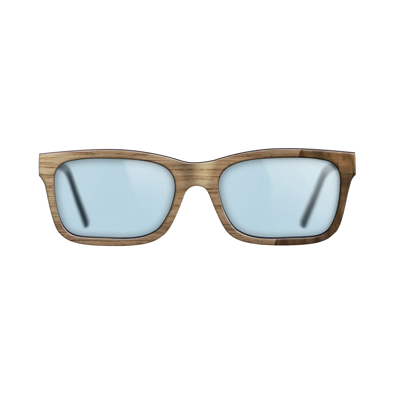 Fumed Eucalyptus,Walnut: Straight Grain: Bauhaus - The Sage - Rectangle - SIRIS wood optic
