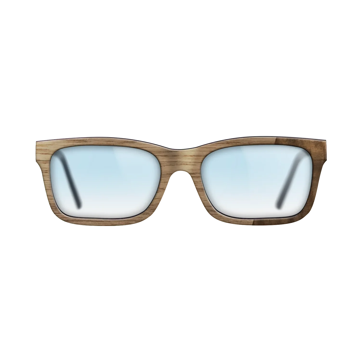 Fumed Eucalyptus,Walnut: Straight Grain: Bauhaus - The Sage - Rectangle - SIRIS wood optic