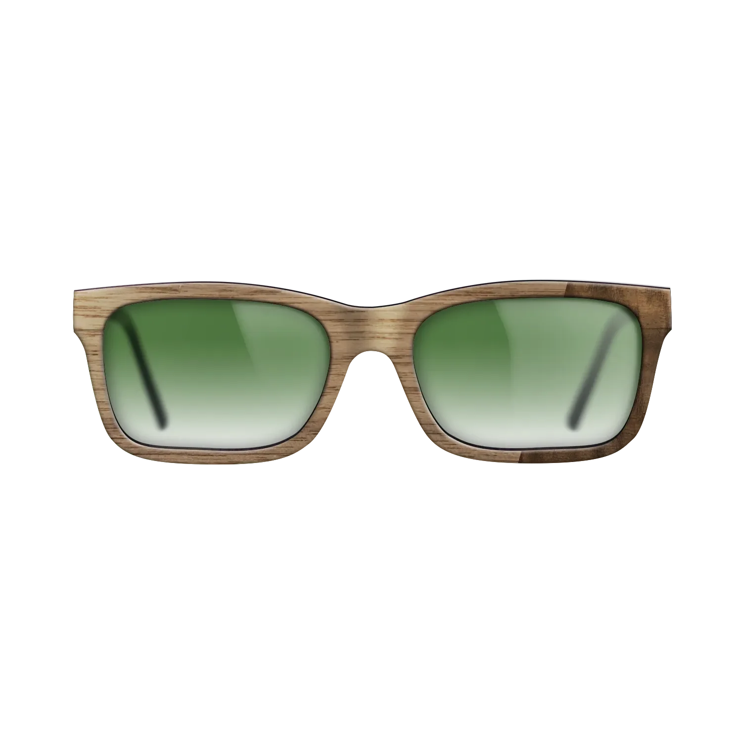 Fumed Eucalyptus,Walnut: Straight Grain: Bauhaus - The Sage - Rectangle - SIRIS wood optic