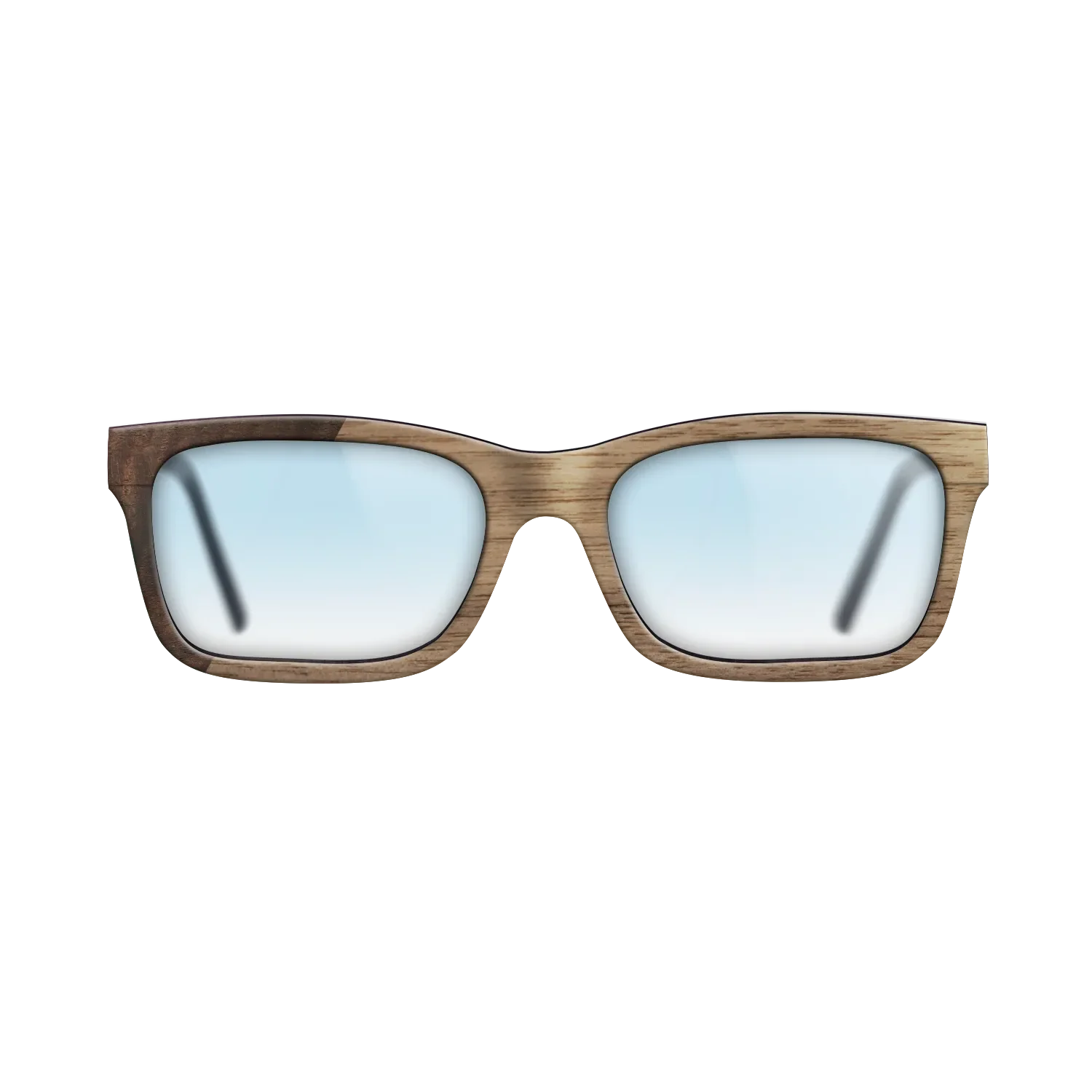 Fumed Eucalyptus,Walnut: Straight Grain: Binary - The Sage - Rectangle - SIRIS wood optic