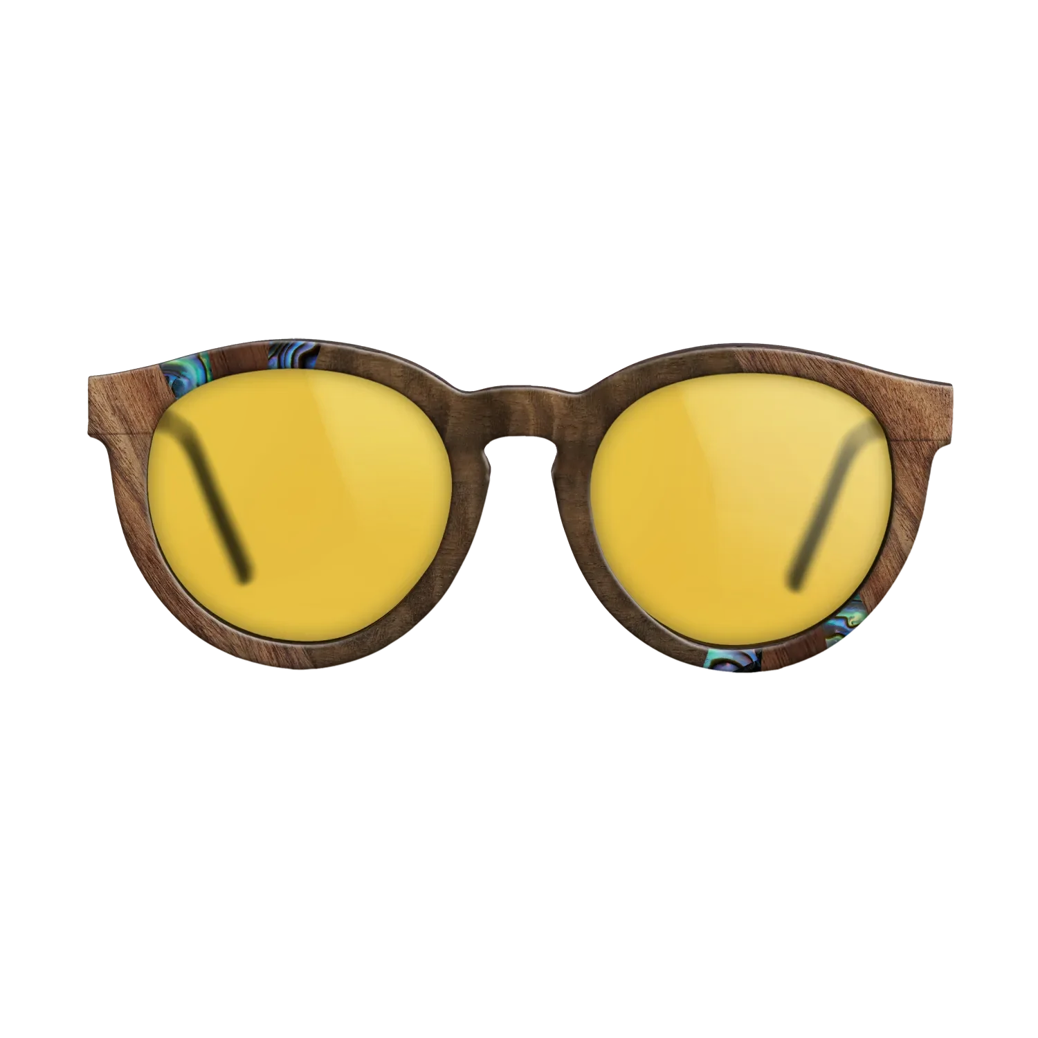 Fumed Oak,Abalone Shell,Walnut Claro Light,Walnut Claro Dark,Fumed Eucalyptus: Fractal - The Rebel - Round - SIRIS wood optic