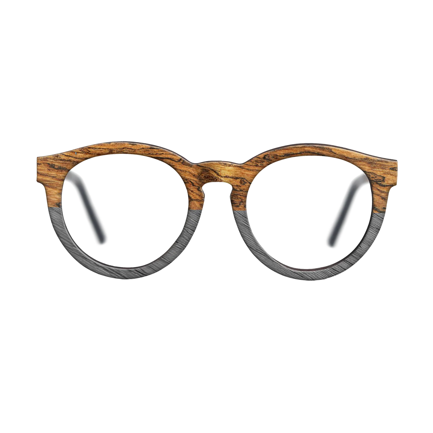 Fumed Oak,Bocote,Poplar Dyed: Grey,Fumed Eucalyptus: Patch - The Rebel - Round - SIRIS wood optic