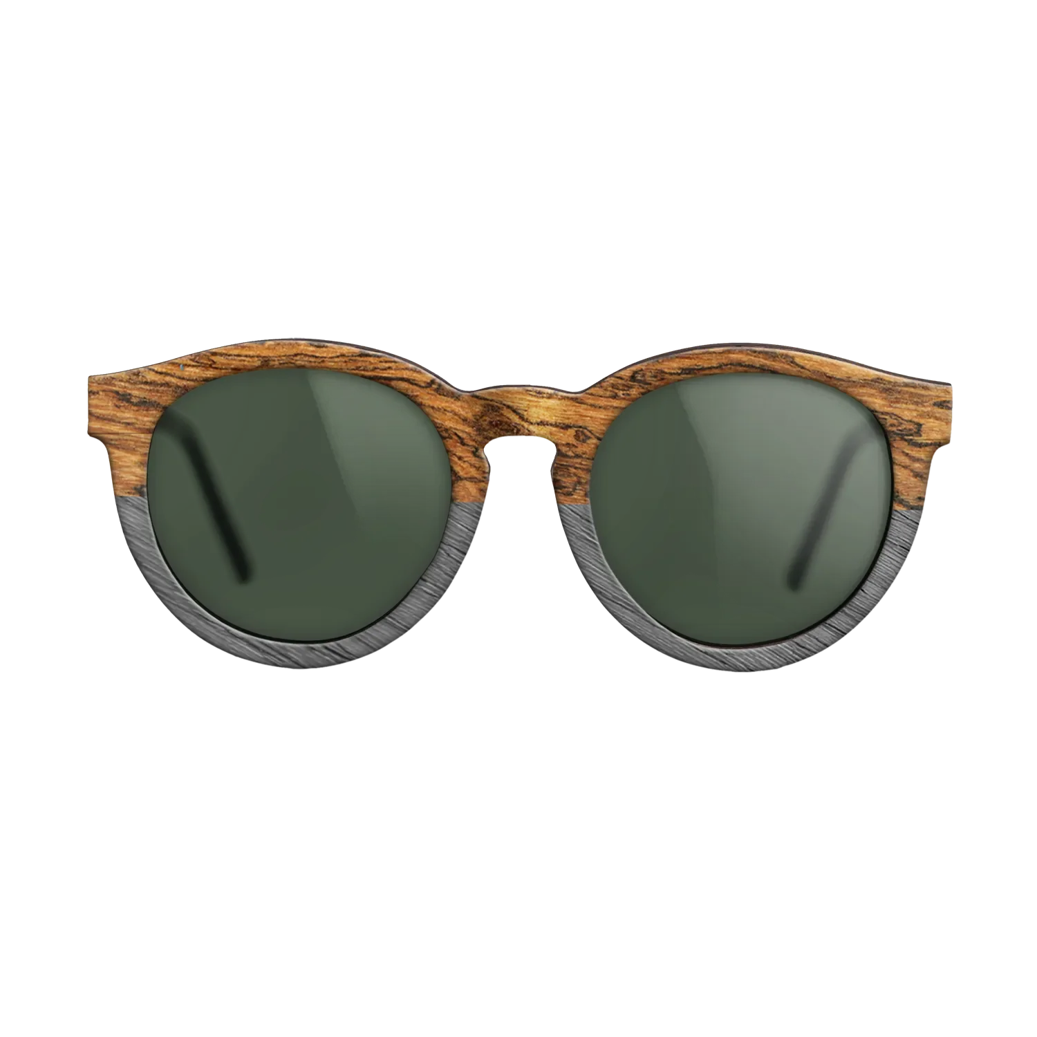 Fumed Oak,Bocote,Poplar Dyed: Grey,Fumed Eucalyptus: Patch - The Rebel - Round - SIRIS wood optic