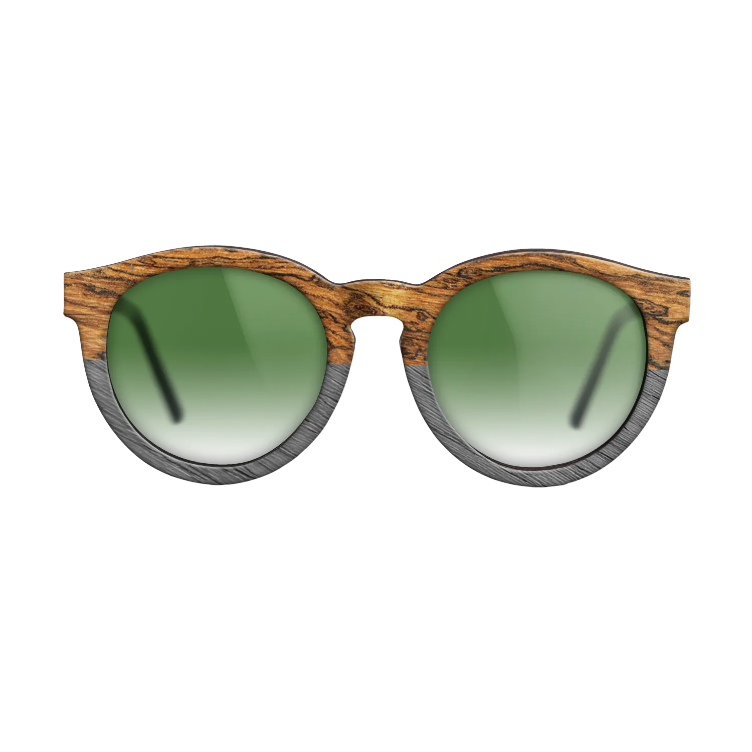 Fumed Oak,Bocote,Poplar Dyed: Grey,Fumed Eucalyptus: Patch - The Rebel - Round - SIRIS wood optic