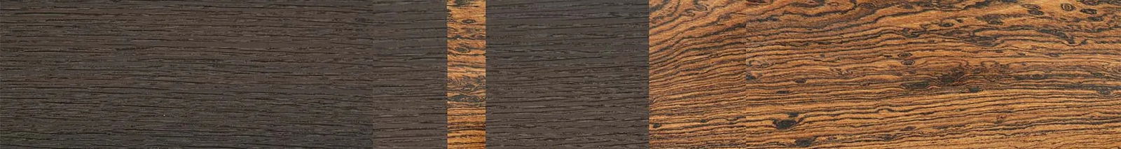 Fumed Oak,Bocote: Splice - The Hero - Square - SIRIS wood optic