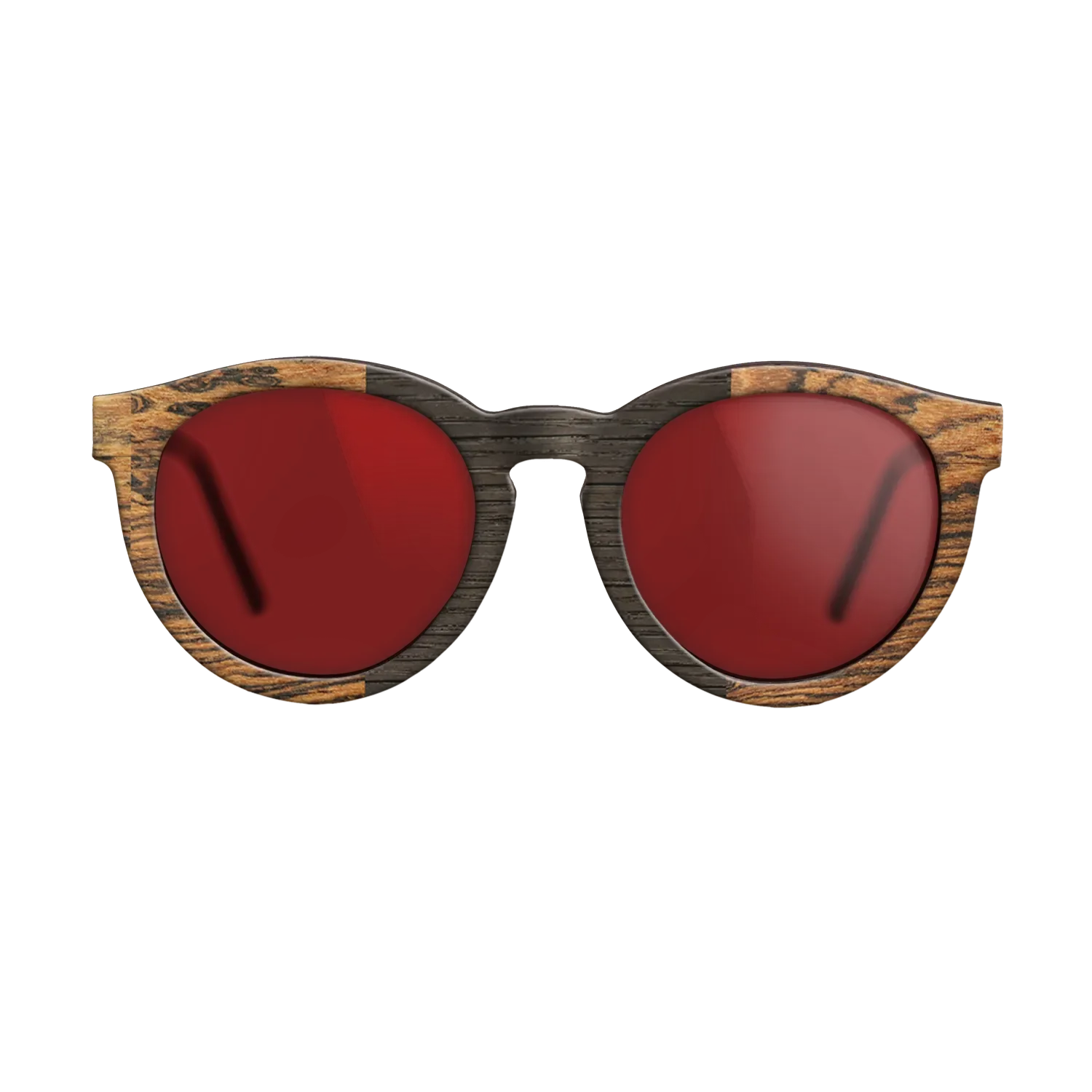 Fumed Oak,Bocote: Wedge - The Rebel - Round - 2062 - SIRIS wood optic