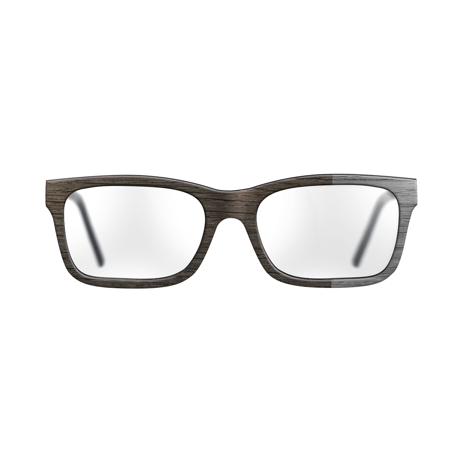 Fumed Oak, Dyed Poplar: Grey: DiCut Noir - The Sage - Rectangle - SIRIS wood optic