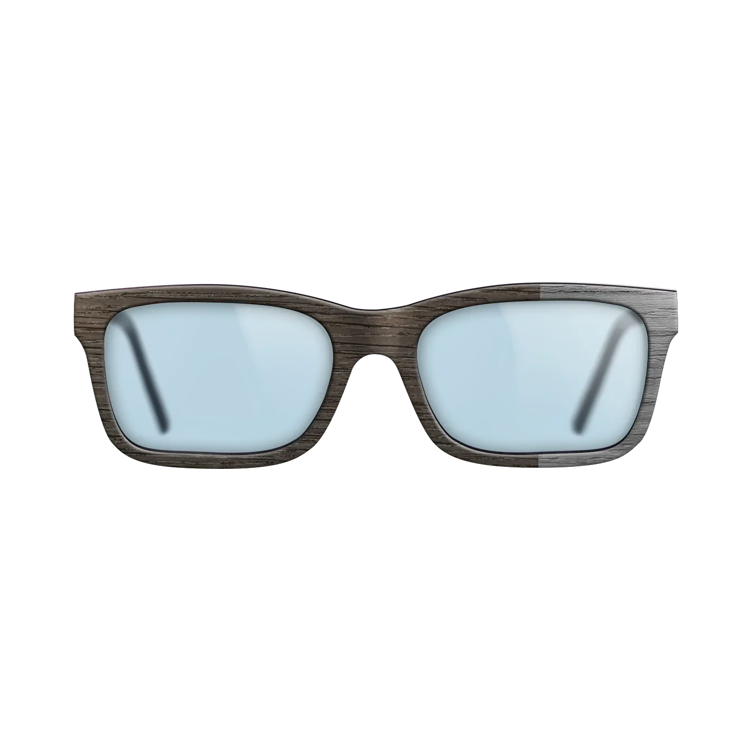 Fumed Oak, Dyed Poplar: Grey: DiCut Noir - The Sage - Rectangle - SIRIS wood optic