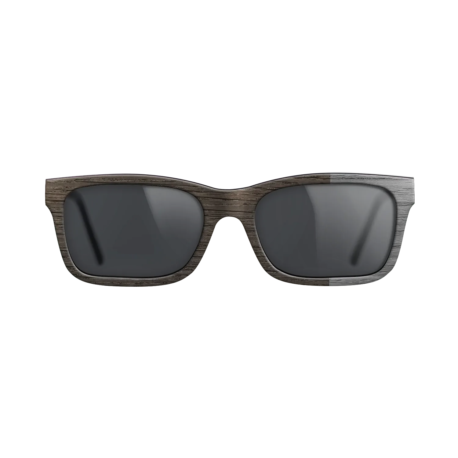 Fumed Oak, Dyed Poplar: Grey: DiCut Noir - The Sage - Rectangle - SIRIS wood optic