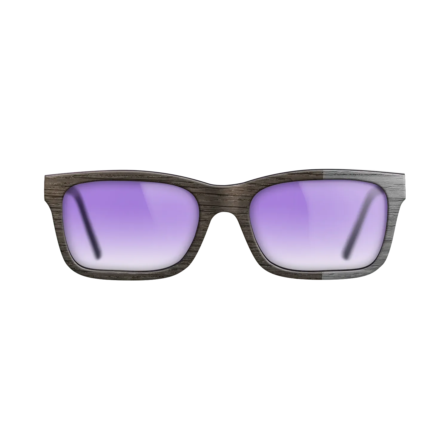 Fumed Oak, Dyed Poplar: Grey: DiCut Noir - The Sage - Rectangle - SIRIS wood optic