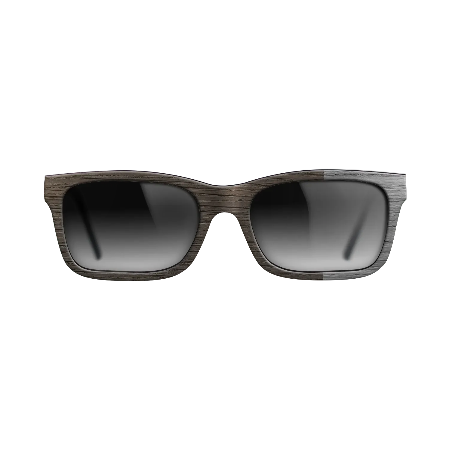Fumed Oak, Dyed Poplar: Grey: DiCut Noir - The Sage - Rectangle - SIRIS wood optic