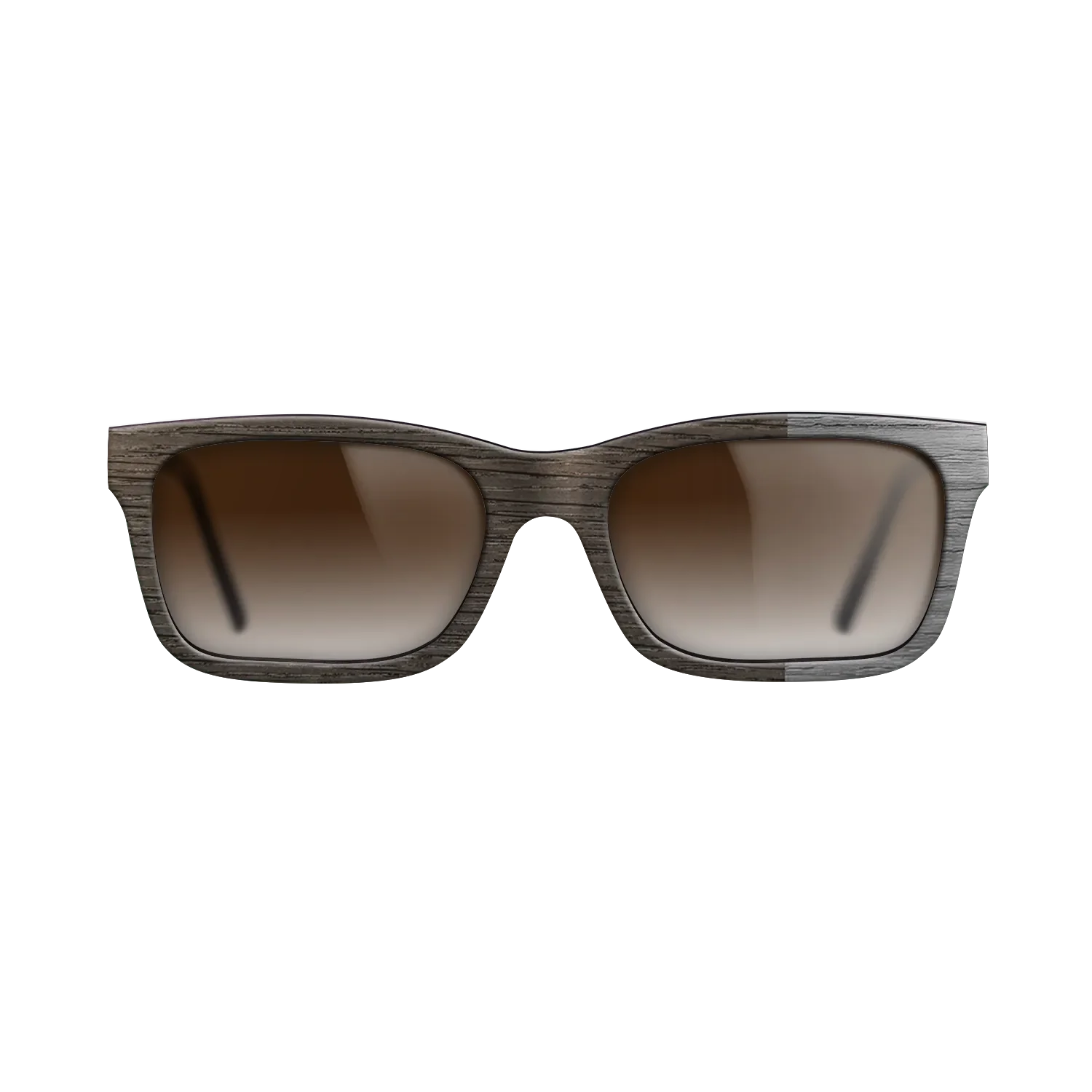 Fumed Oak, Dyed Poplar: Grey: DiCut Noir - The Sage - Rectangle - SIRIS wood optic