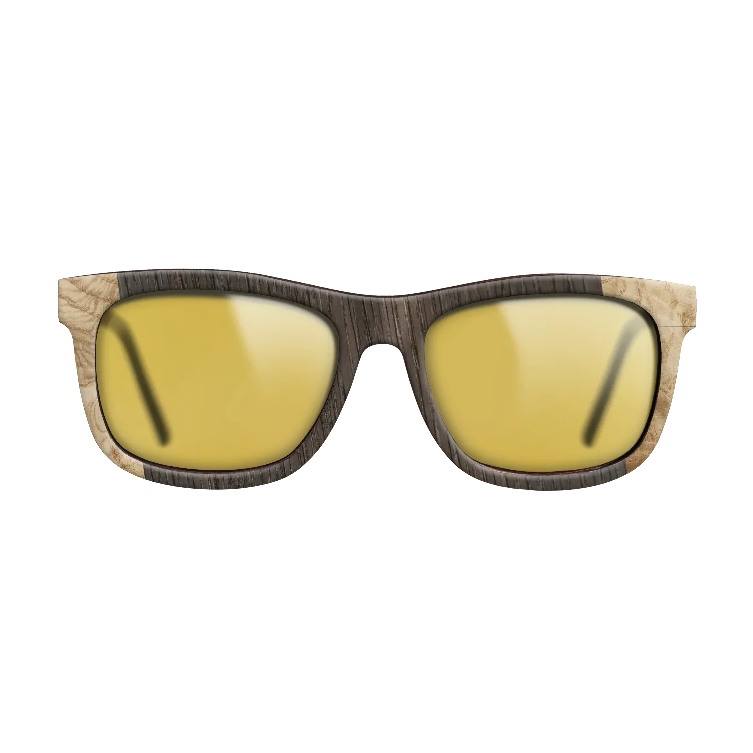 Fumed Oak,Italian Ebony,Olive Burl: Angle Cut - The Hero - Square - SIRIS wood optic
