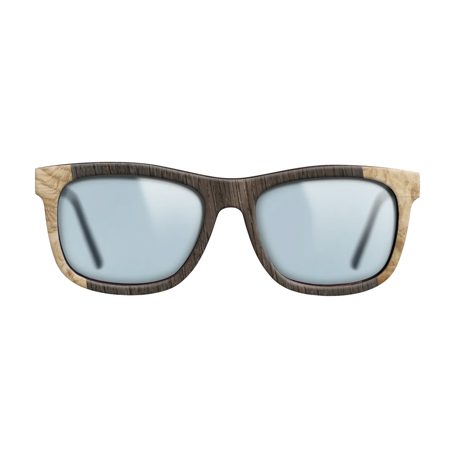 Fumed Oak,Italian Ebony,Olive Burl: Angle Cut - The Hero - Square - SIRIS wood optic