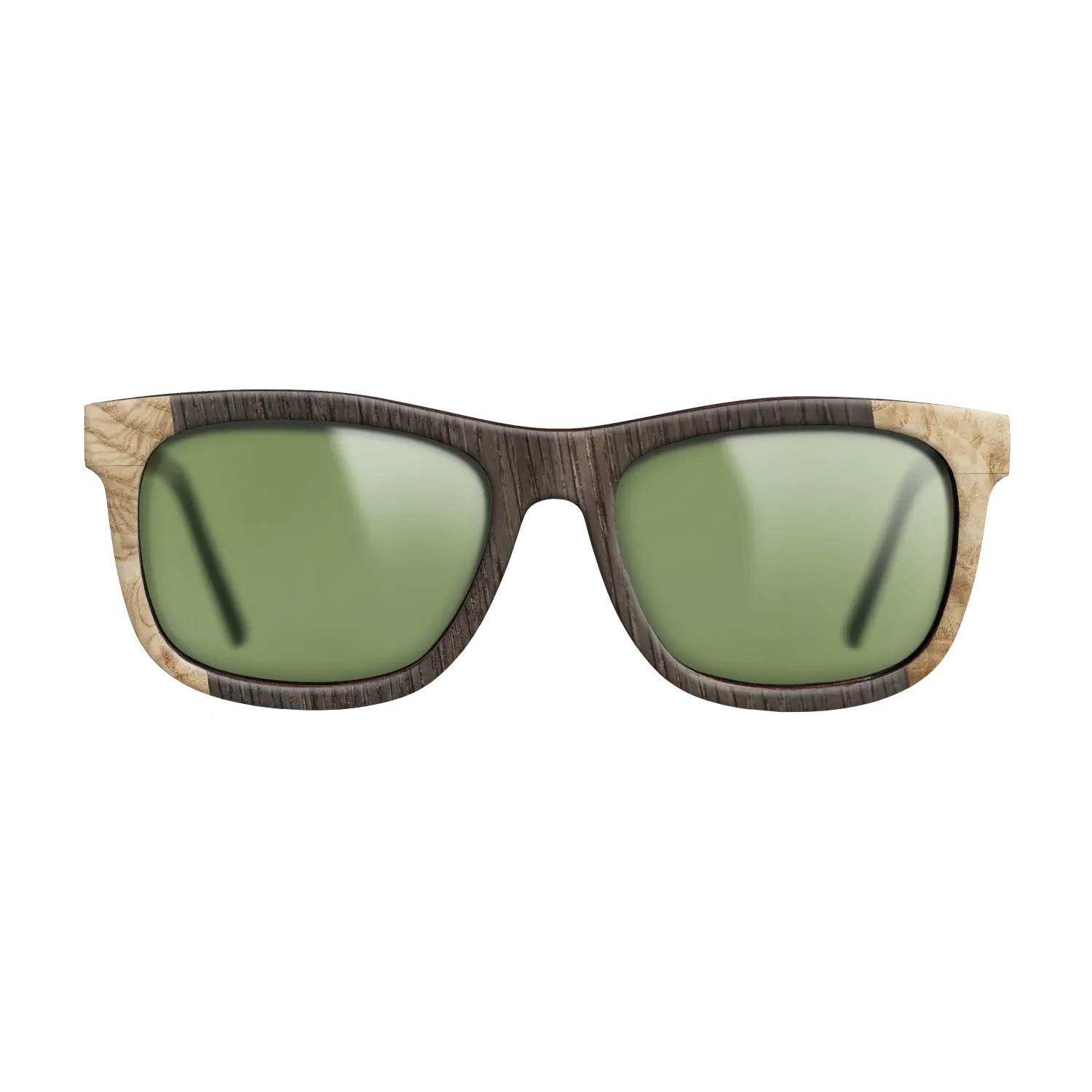 Fumed Oak,Italian Ebony,Olive Burl: Angle Cut - The Hero - Square - SIRIS wood optic