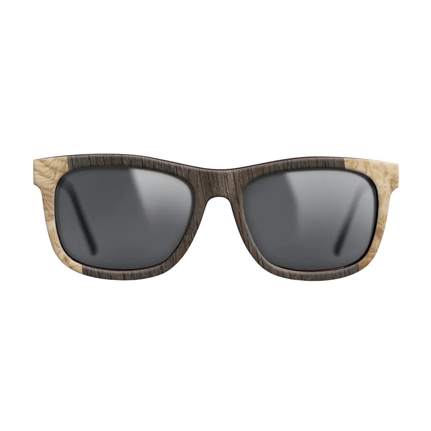 Fumed Oak,Italian Ebony,Olive Burl: Angle Cut - The Hero - Square - SIRIS wood optic
