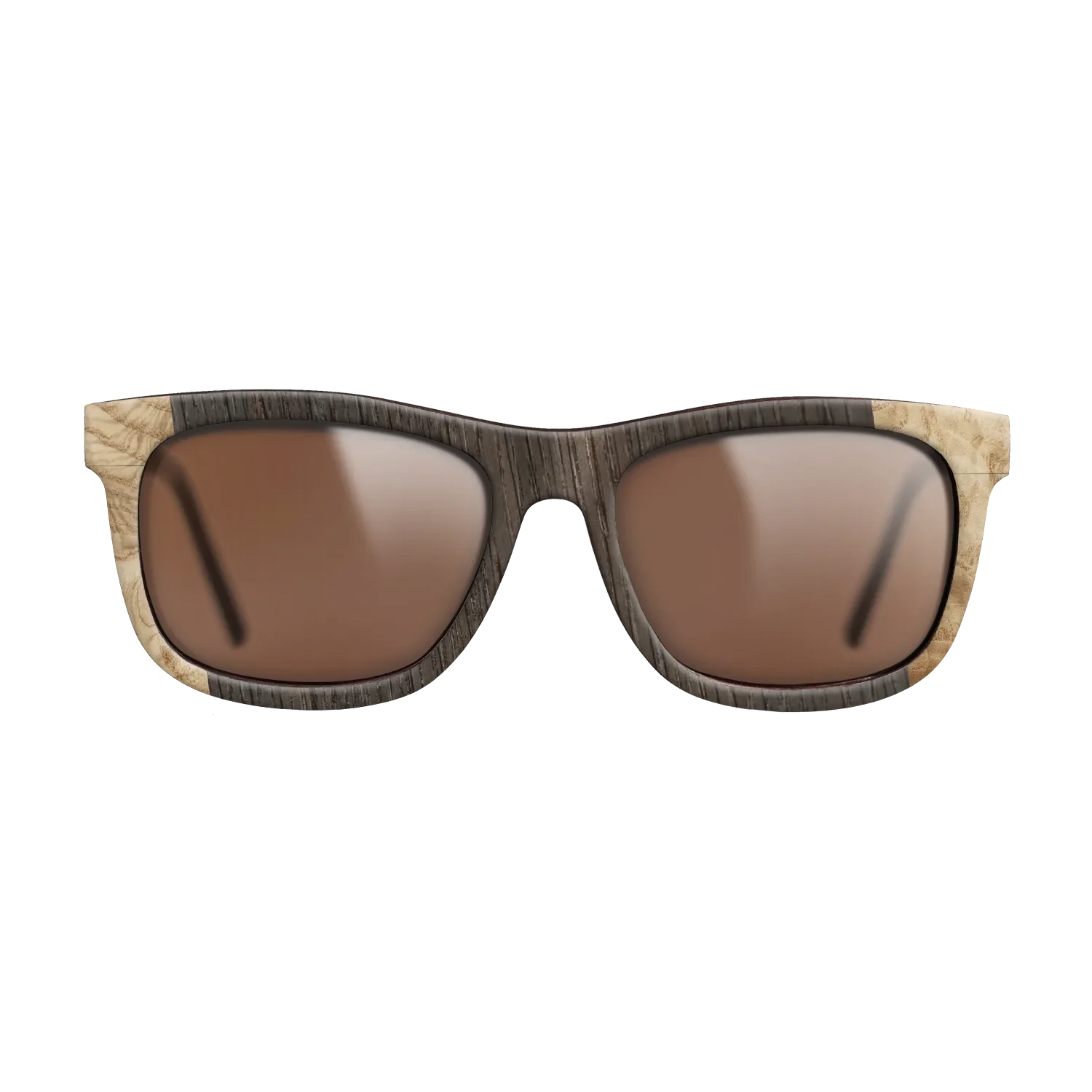 Fumed Oak,Italian Ebony,Olive Burl: Angle Cut - The Hero - Square - SIRIS wood optic
