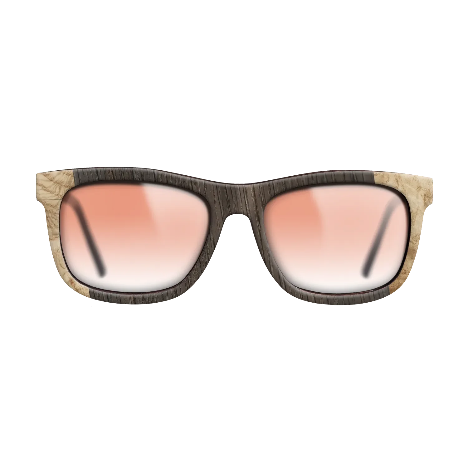 Fumed Oak,Italian Ebony,Olive Burl: Angle Cut - The Hero - Square - SIRIS wood optic