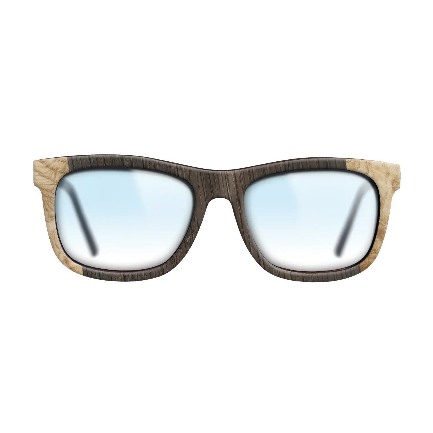 Fumed Oak,Italian Ebony,Olive Burl: Angle Cut - The Hero - Square - SIRIS wood optic