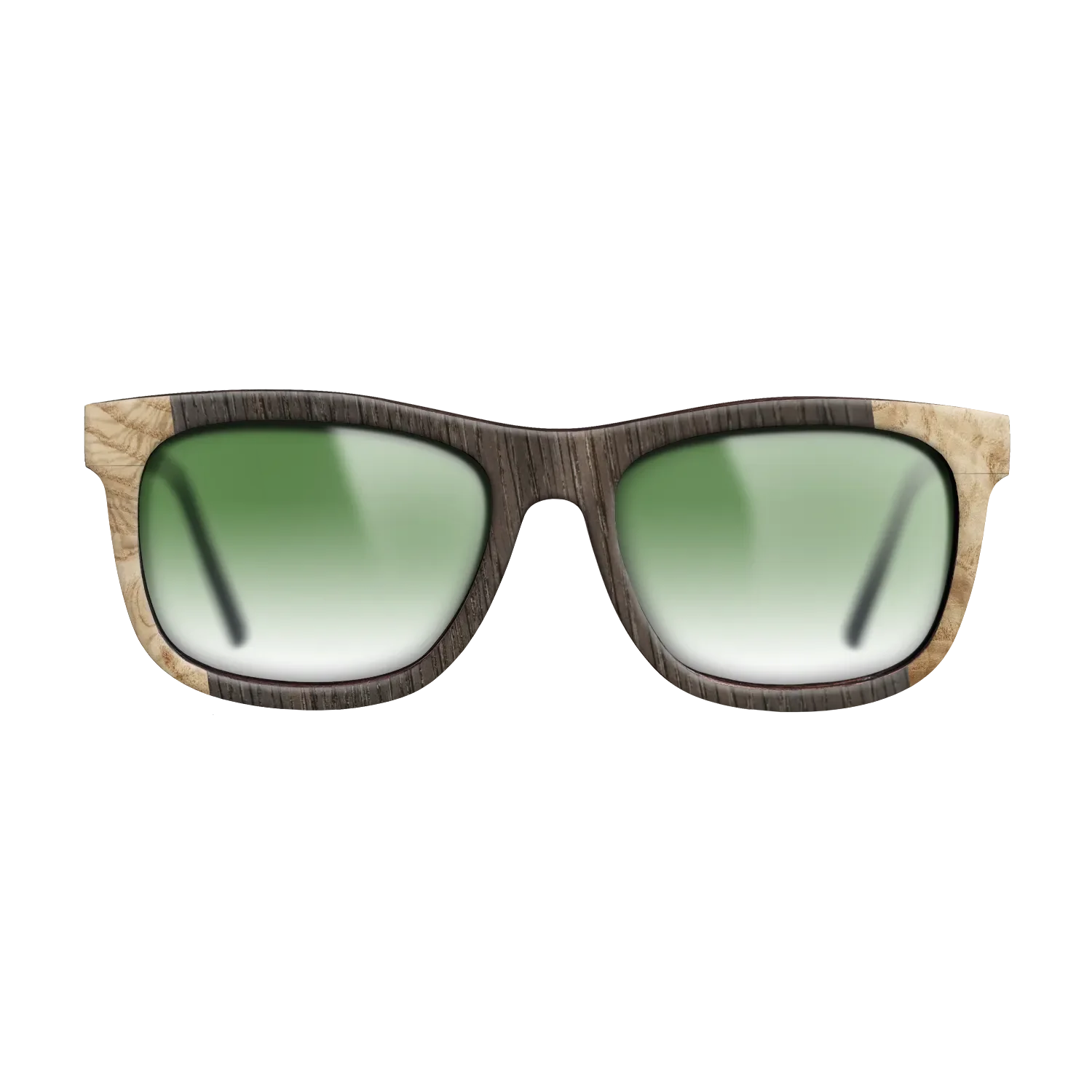 Fumed Oak,Italian Ebony,Olive Burl: Angle Cut - The Hero - Square - SIRIS wood optic