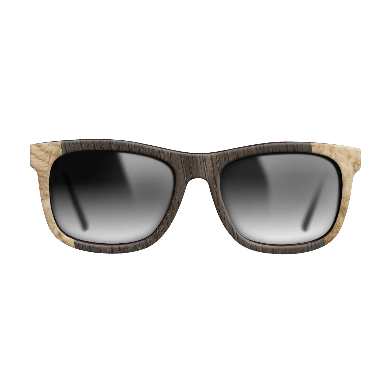 Fumed Oak,Italian Ebony,Olive Burl: Angle Cut - The Hero - Square - SIRIS wood optic