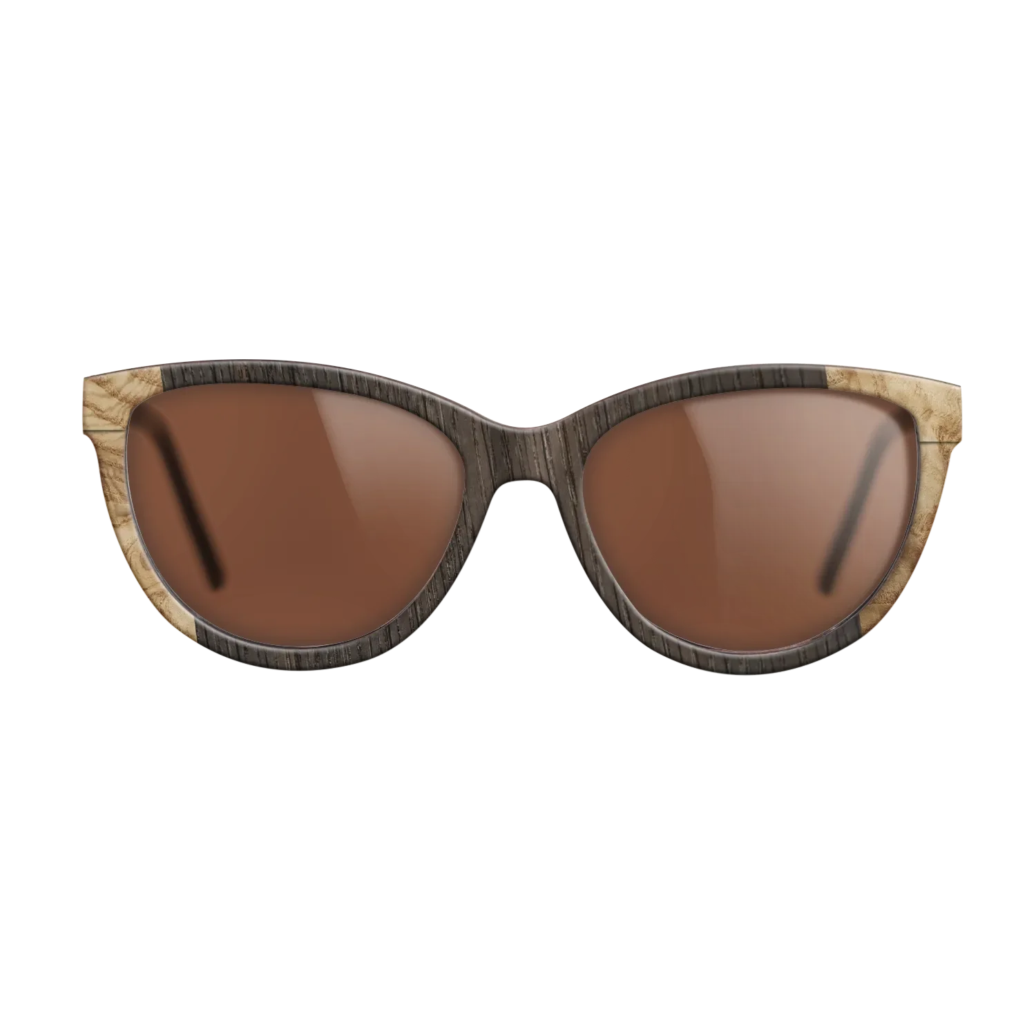 Fumed Oak,Italian Ebony,Olive Burl: Angle Cut - The Maiden - Cat - SIRIS wood optic