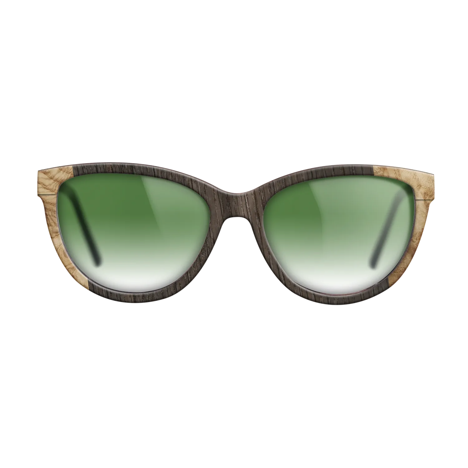 Fumed Oak,Italian Ebony,Olive Burl: Angle Cut - The Maiden - Cat - SIRIS wood optic