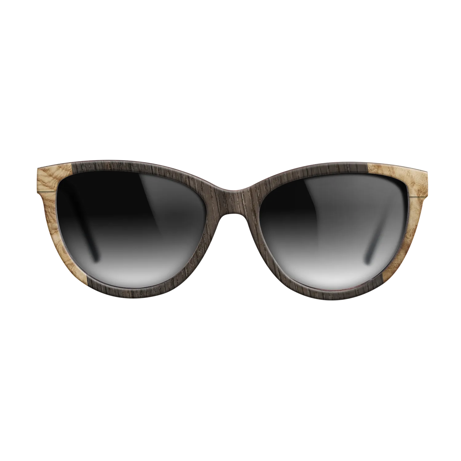 Fumed Oak,Italian Ebony,Olive Burl: Angle Cut - The Maiden - Cat - SIRIS wood optic