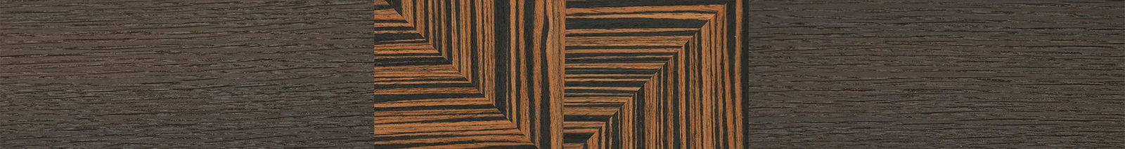 Fumed Oak,Italian Ebony: Weave - The Hero - Square - 1131 - SIRIS wood optic