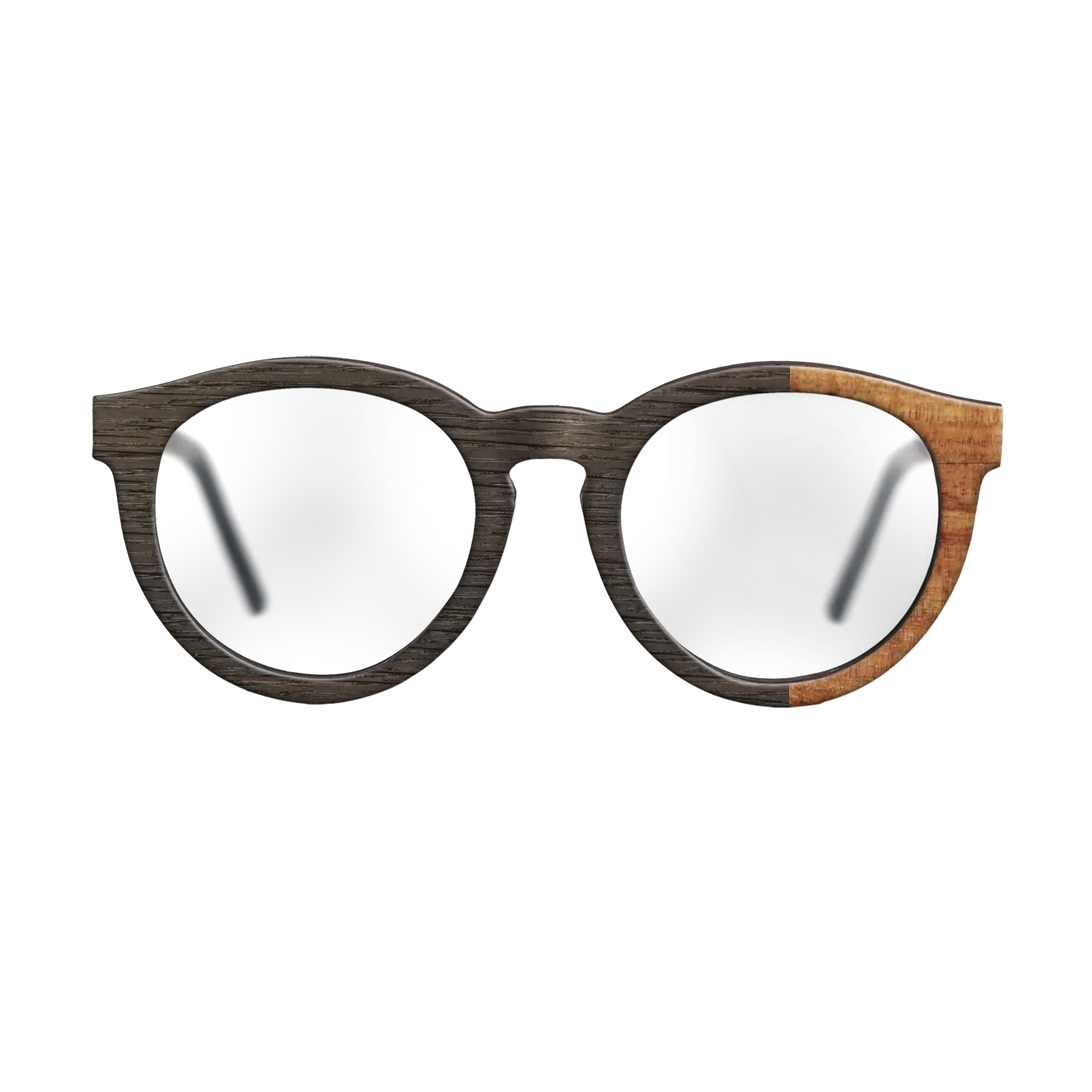 Fumed Oak,Koa: Bauhaus - The Rebel - Round - SIRIS wood optic