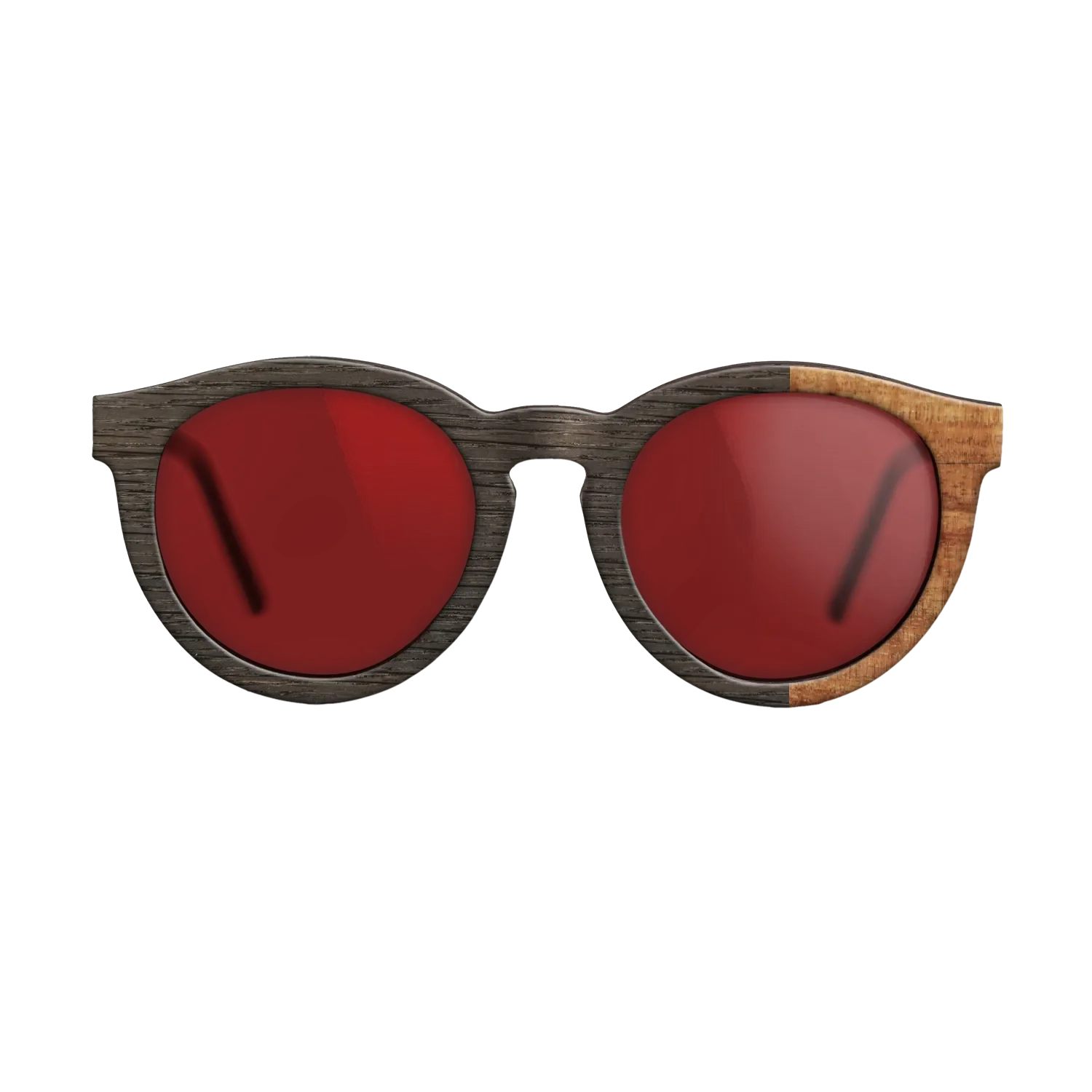 Fumed Oak,Koa: Bauhaus - The Rebel - Round - SIRIS wood optic