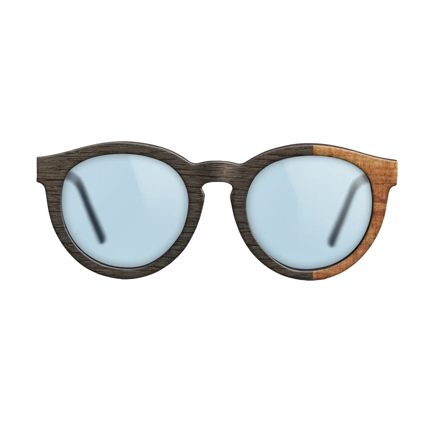 Fumed Oak,Koa: Bauhaus - The Rebel - Round - SIRIS wood optic